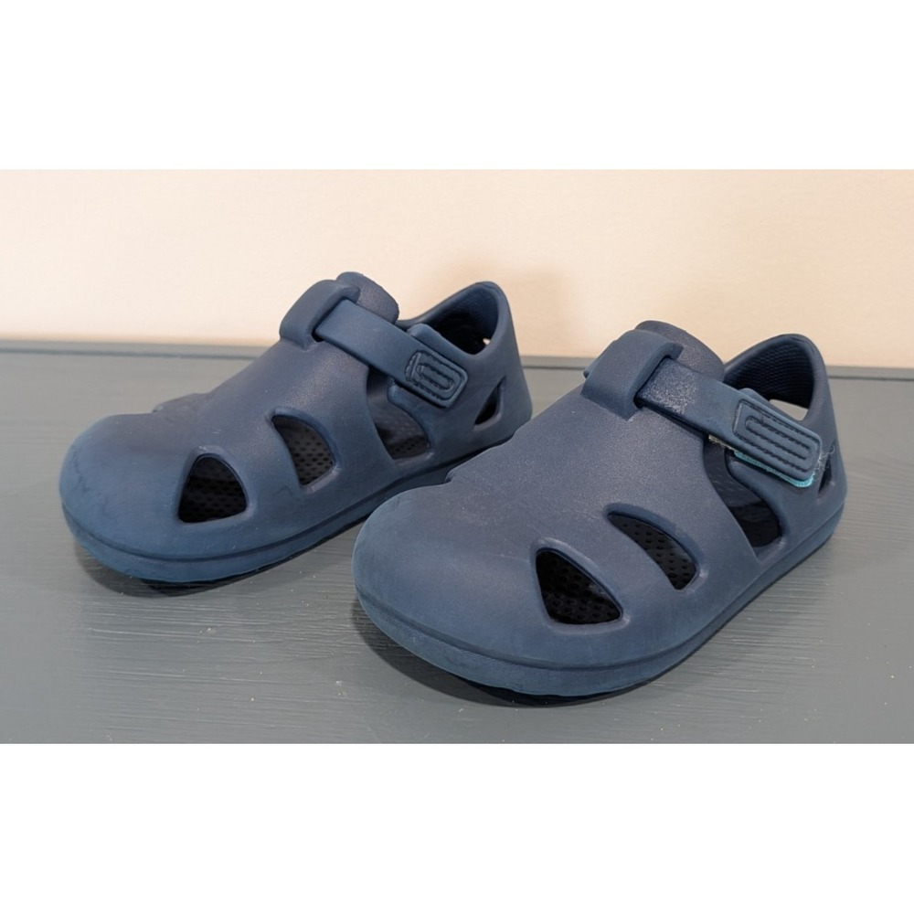 Ten Little Splash Sandals Nautical Navy Blue Water Shoes Toddler Kids Size 11